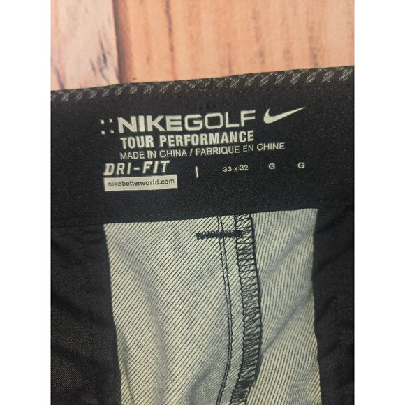 Nike Golf Tour Performance Dri-Fit Mens Pants 33x32 Chevron Print Nylon Blend - Picture 4 of 8